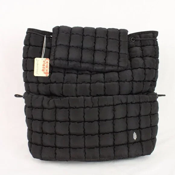 Free People Black Quilted Backpack Going Pro Quilted Backpack | Free People main image 2